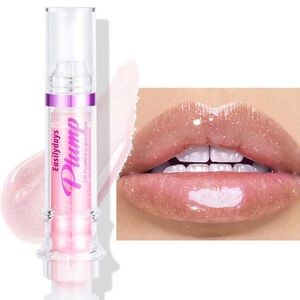 Pink Lip Plumping Gloss